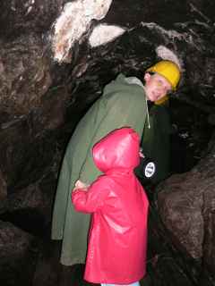 Jedna z "klaustrofobickch" čast podzemnej expozcie